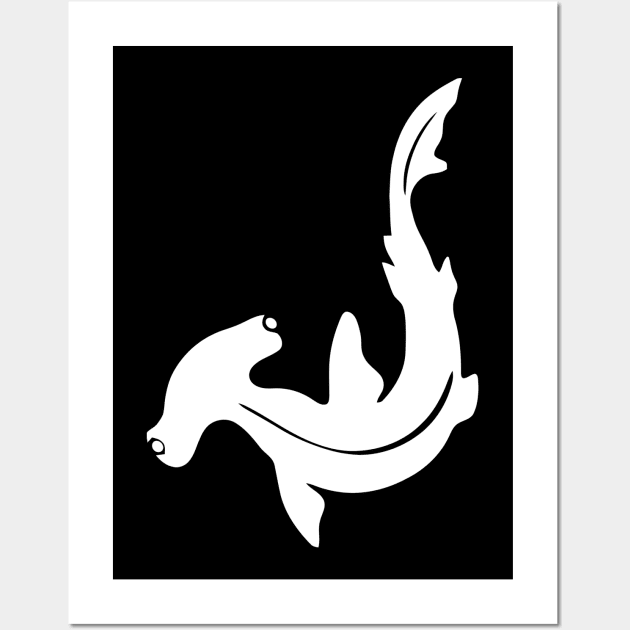 Hammerhead Shark Wall Art by Ramateeshop